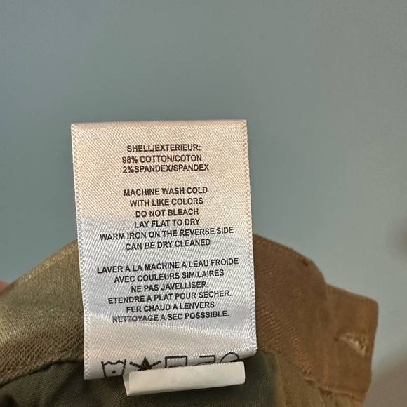 Vigoss Ace High Rise Cargo Short in Olive Green - Picture 7 of 13